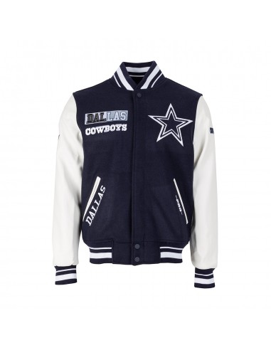 Cowboys Split Logo Varsity Jacket - Mens Voir les baskets