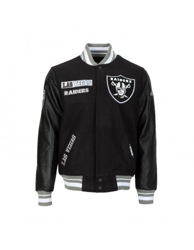 Raiders Split Logo Varsity Jacket - Mens livraison gratuite