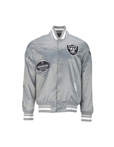 Raiders Old English Satin Jacket - Mens en stock