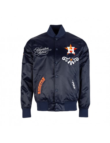 Astros Sugar Skull Satin Jacket -Mens pas cheres