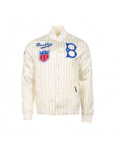 Dodgers Pinstripe Jacket - Mens de pas cher