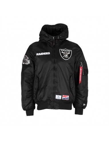 Raiders Alpha Bomber Jacket - Mens 50% de réduction en Octobre 2024